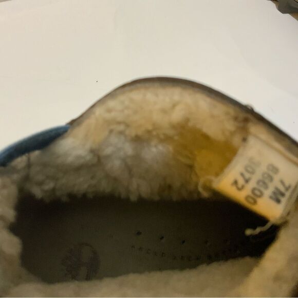 TIMBERLAND Waterproof Leather Brown Winter Hiking Sport Ankle Boots Women's Sz 7 - Picture 11 of 12